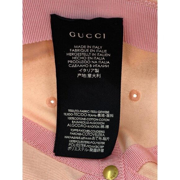 Gucci X MLB NY Yankees Pink Embroidered Rabbit Baseball Cap Adjustable main image 7